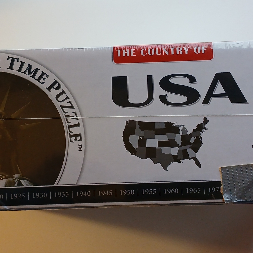 History Over Time Puzzle USA New With Plastic Wrapping - Picture 4 of 7
